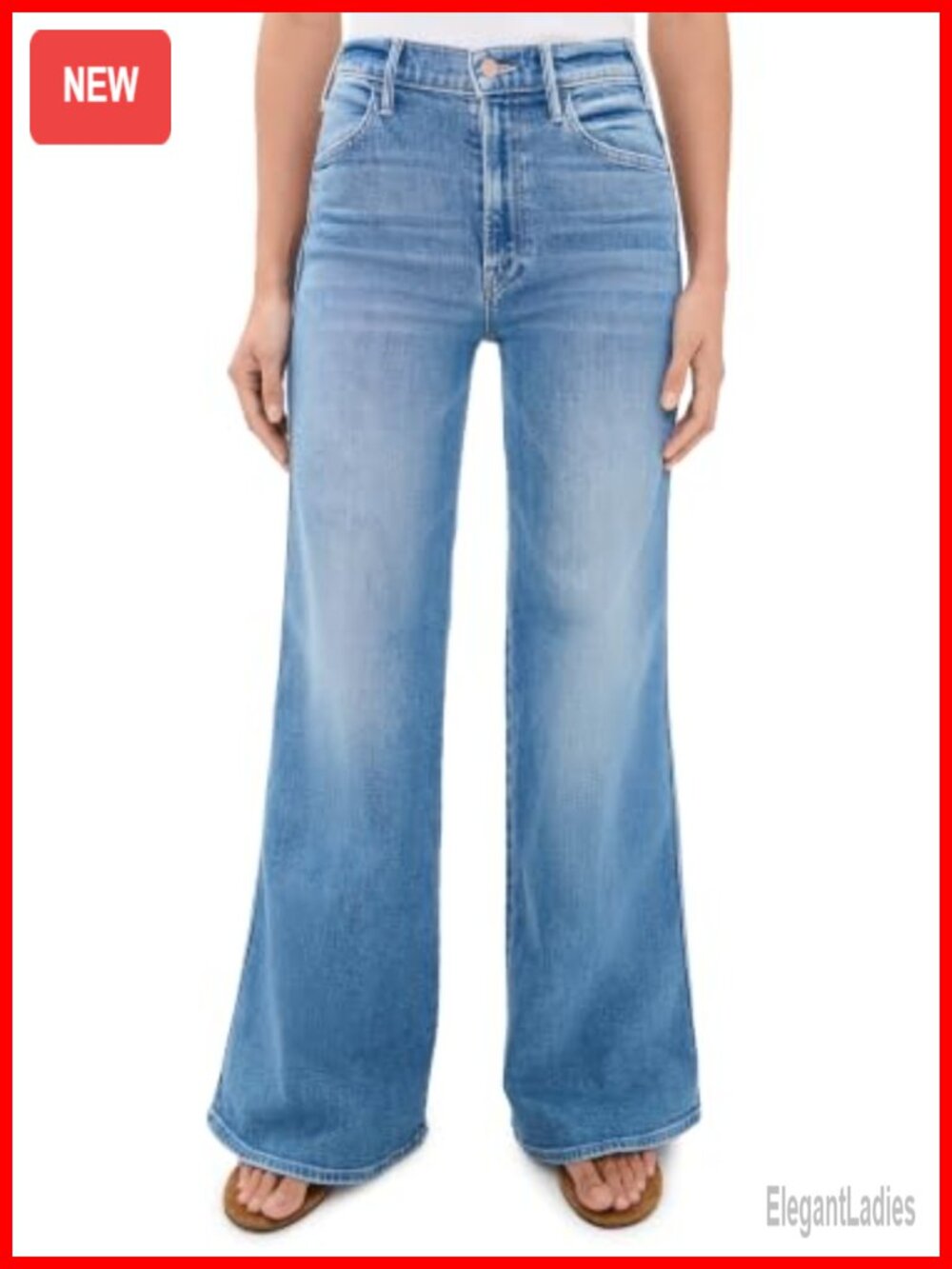 High Rise Hustler Roller Double Sneak Loose Fit Stretch Denim Jeans